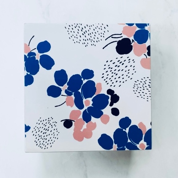 Fringe Studio Floral Wooden Storage Box - Blue - Pink - White NWT - Picture 5 of 8